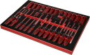 Schraubendreher-Satz in Schaumstoffeinlage, 27-tlg