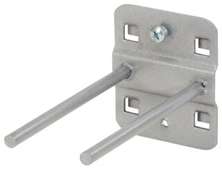 Doppelter Werkzeughalter mit geradem Dorn Ø 6mm, 50mm