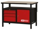 Werkbank mit 3 Schubladen und 1 T&uuml;r, H840xB1200xT600mm