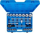 Steckschl&uuml;ssel-Satz | Antrieb 20 mm (3/4") | Zollgr&ouml;&szlig;en | 21-tlg.