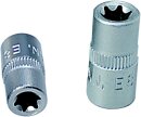 1/4" Torx-E-Stecknuss, E4