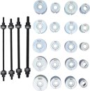 Zug- und Druckh&uuml;lsen-Satz | mit 4 Spindeln | 24-tlg.