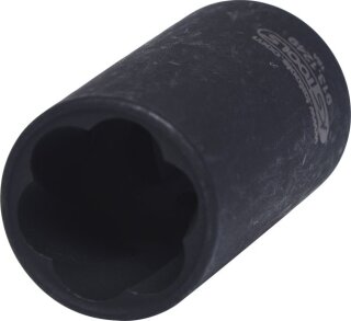 1/2" Spiral-Profil-Kraft-Stecknuss, 19mm, 50mm lang