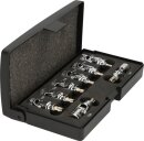 1/4" CHROMEplus Bit-Stecknuss-Satz mit Gelenk Torx, 8-tlg T8-T40