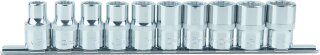 1/2" CHROMEplus 12kant-Stecknuss-Satz, 10-tlg 10-19mm