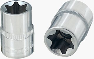 1/4" CHROMEplus Torx-E-Stecknuss, E8