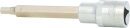 1/2" CHROMEplus Bit-Stecknuss Innensechskant, lang, 6mm