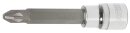 1/2" CHROMEplus Bit-Stecknuss, lang, PZ2