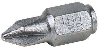 1/4" Mini-Bit für Kreuz-Schlitz-Schrauben PH 2, 18 mm