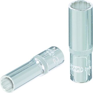 3/8" CHROMEplus 12-kant-Stecknuss, lang, 22mm