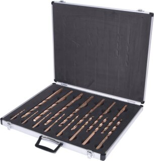 BERYLLIUMplus Spiralbohrer-Satz 15-tlg