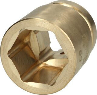 1.1/2" BRONZEplus Steckschlüsseleinsatz, 6-kant, 90 mm