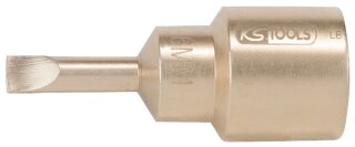 BRONZEplus Bit-Stecknuss 1/2" Schlitz 8 mm