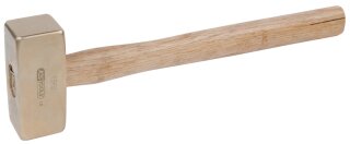 BRONZEplus Fäustel 3000 g, mit Hickorystiel