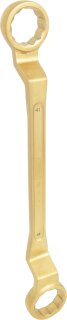 BRONZEplus Doppel-Ringschlüssel gekröpft 41x46 mm