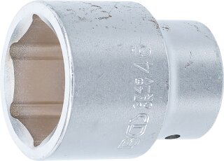 Steckschlüssel-Einsatz Sechskant | Antrieb Innenvierkant 25 mm (1") | SW 46 mm