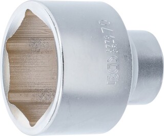 Steckschlüssel-Einsatz Sechskant | Antrieb Innenvierkant 25 mm (1") | SW 70 mm