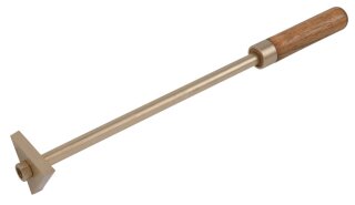 BRONZEplus Dreikant-Plattenschaber 420 mm