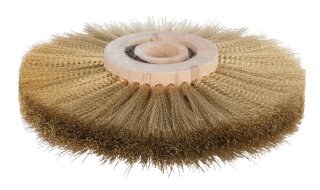 BRONZEplus Rundbürste, Zinnbronzedraht, gewellt, Ø 150 mm