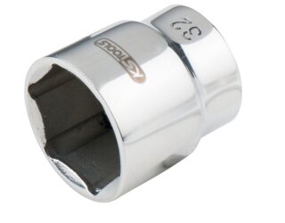 EDELSTAHL 3/4" 6kant-Stecknuss, 60mm