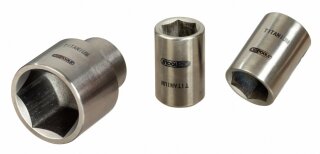 3/8" TITANplus Sechskant-Stecknuss, 1/2