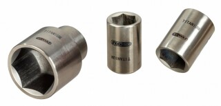3/8" TITANplus Sechskant-Stecknuss, 9/16
