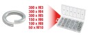 Sortiment Federringe, M3-10, 1200-tlg