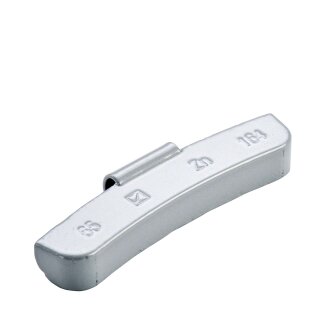 Schlaggewicht - Typ 164, 65g, Zink, silber