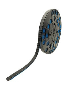602B-E Rolle 5 Kg schwarz kunststoff-beschichtete RMZ Klebegewichte m. überstehendem Liner