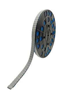 602C-E Rolle 5 Kg kunststoff-beschichtete RMZ Klebegewichte m. überstehendem Liner