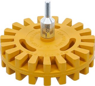 Folienradierer | mit Lamellen | Ø 100 mm