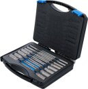 Steckschl&uuml;ssel-Einsatz-Satz, Sechskant | extra lang | Antrieb Au&szlig;ensechskant 6,3 mm (1/4") | f&uuml;r Bohrmaschinen | SW 5,5 - 19 mm | 15-tlg.