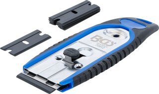 Plakettenschaber | 40 mm | mit 6 Kunstoff-Schaberklingen