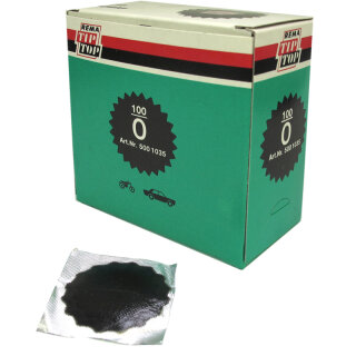 Schlauchflicken Nr. 0 (100St.) Schwarzrand Ø 30 mm