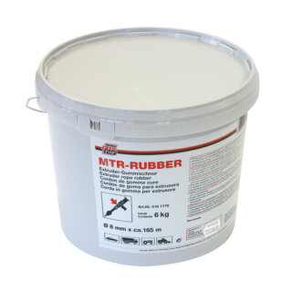 MTR Gummi, Extruderschnur, Ø: ca. 8 mm, 1 Schnur ca. 6 kg