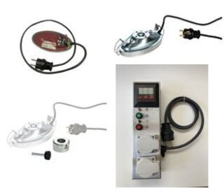 Ersatz Heizplatte im Metallgehäuse Passend für TP-Duplex 230V 270W