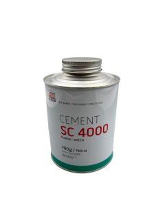 Cement SC 4000 (ckw-frei) grün, 700 g (780 ml) Industriekleber für Gummi, Neopren