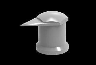 Dustite LR Radmutterindikator 32mm, Metallic Silber grau 50 Stück