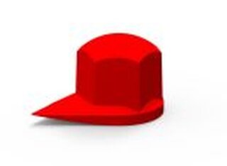 Dustite Radmutterindikator 33mm, rot 50 Stück