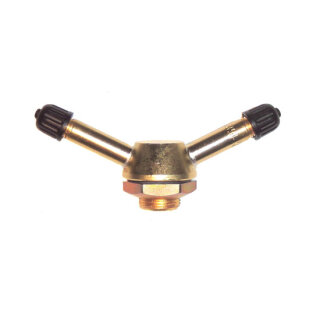 LKW Metalldoppelventil Y-Form MSF 16, Ventilloch-Ø 16 mm