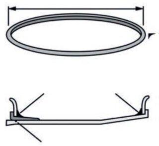 V-Dichtring, Nenndurchmesser 29"