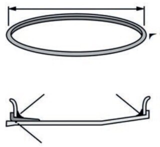 V-Dichtring, Nenndurchmesser 33"