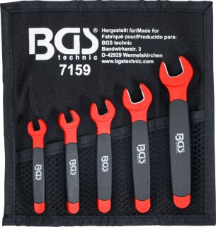 VDE-Einmaulschlüssel-Satz | SW 7 - 14 mm | 5-tlg.