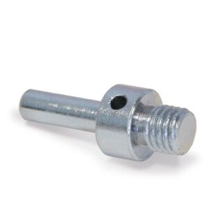 Aufspanndorn mit 8 mm Schaft-ø, Gewinde M12 passend für Rauwerkzeuge mit M12 Bohrung