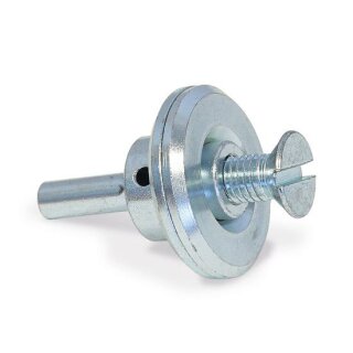 Aufspanndorn mit 8 mm Schaft-ø, Gewinde M10 passend für Schleifscheiben zylindrisch