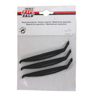 Montierhebel Kunststoff schwarz mit SB-Clip 3 Hebel je Tüte