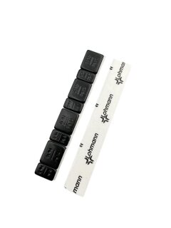 615B RMZ Professional 60g (4x5g+4x10g), schwarz beschichtete, Klebegewichte "Lohmann-Tape" Sub Zero All Weather Premium  50 Riegel