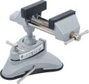Tisch-Schraubstock | schwenkbar | Backen 70 mm | mit Vakuum-Saugfu&szlig;