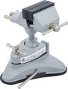 Tisch-Schraubstock | schwenkbar | Backen 70 mm | mit Vakuum-Saugfu&szlig;