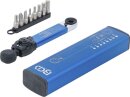 Drehmomentschl&uuml;ssel | Abtrieb Innensechskant 6,3 mm (1/4") | 2 - 10 Nm | mit Bit-Satz | 9-tlg.